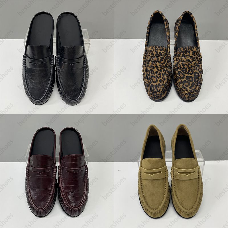 Mirror Quality Loafers Men Designer Ruched Penny Loafers Le Loafer Mules Penny Loafers Women Dress Shoes Slip On Loafer Slippers Daily Casual Flat Shoes 1137 - 7 of 9