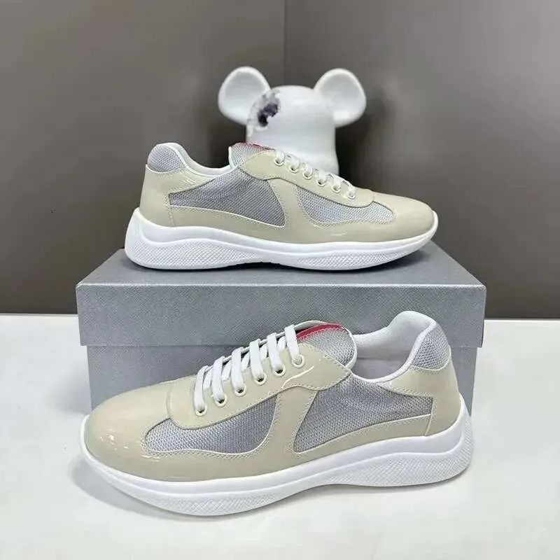 Designer American cup Casual low red Sneakers Luxury Trainers Americas sneaker Rubber Fabric Outdoor Comfortable Walking Shoes Size 36-49 - 7 of 9