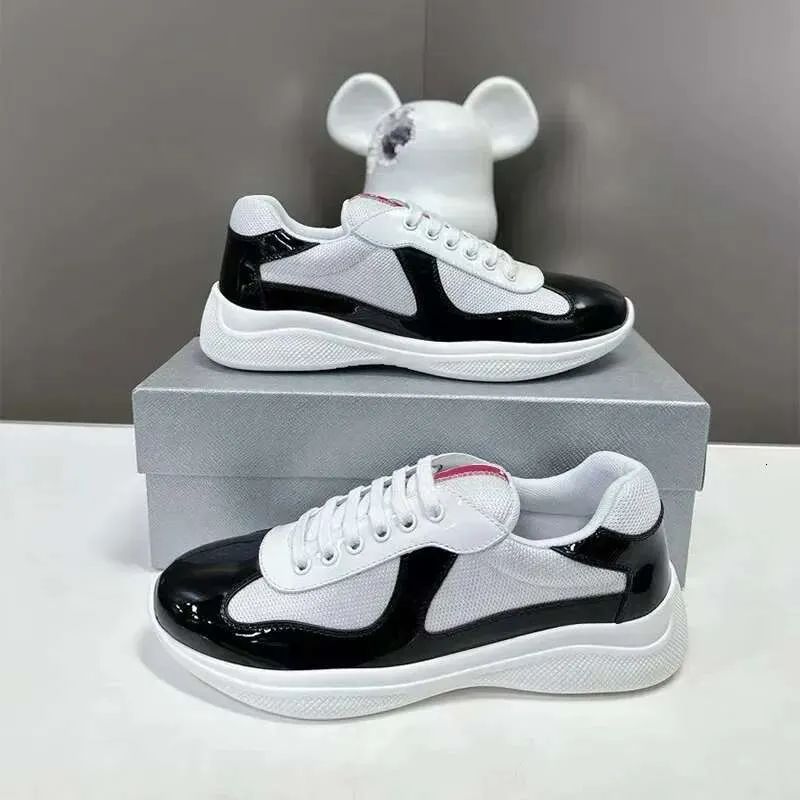 Designer American cup Casual low red Sneakers Luxury Trainers Americas sneaker Rubber Fabric Outdoor Comfortable Walking Shoes Size 36-49 - 6 of 9