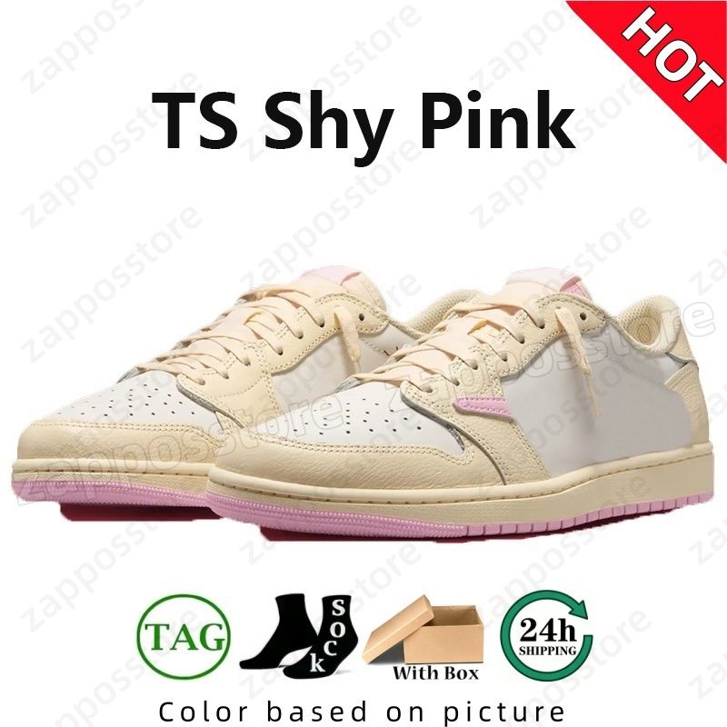 Designer for Men Women Low 1 1s Basketball Shoes Sneakers Black Phantom Tropical Pink Sail Medium Olive Outdoor Sports Trainers Sneaker Traviscotts Shoes EUR 36-45 - 3 of 8