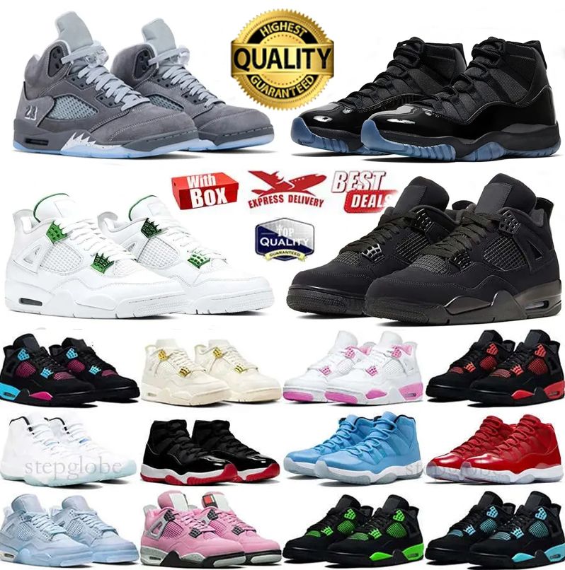 With Box 4s 5s 11s basketball shoes Wolf Grey5s White Metallic Black Cat4s Toro Brick After Brick Gamma Blue University Blue men women sneakers trainers sports shoes - 2 of 8