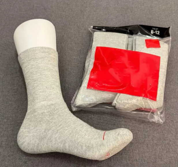 Luxury socks Men's socks designer style socks 4-piece pack sports socks fashionable casual socks women's socks - 6 of 7