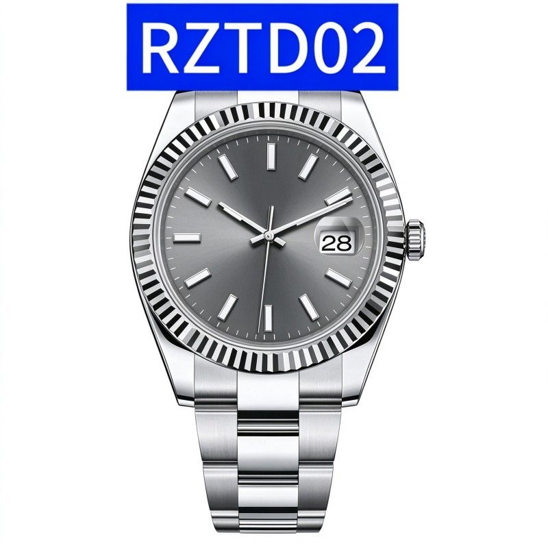 mens and womens luxury designer mechanical watch luminous date window waterproof 904Lstainless steel elegant everyday watches - 8 of 8