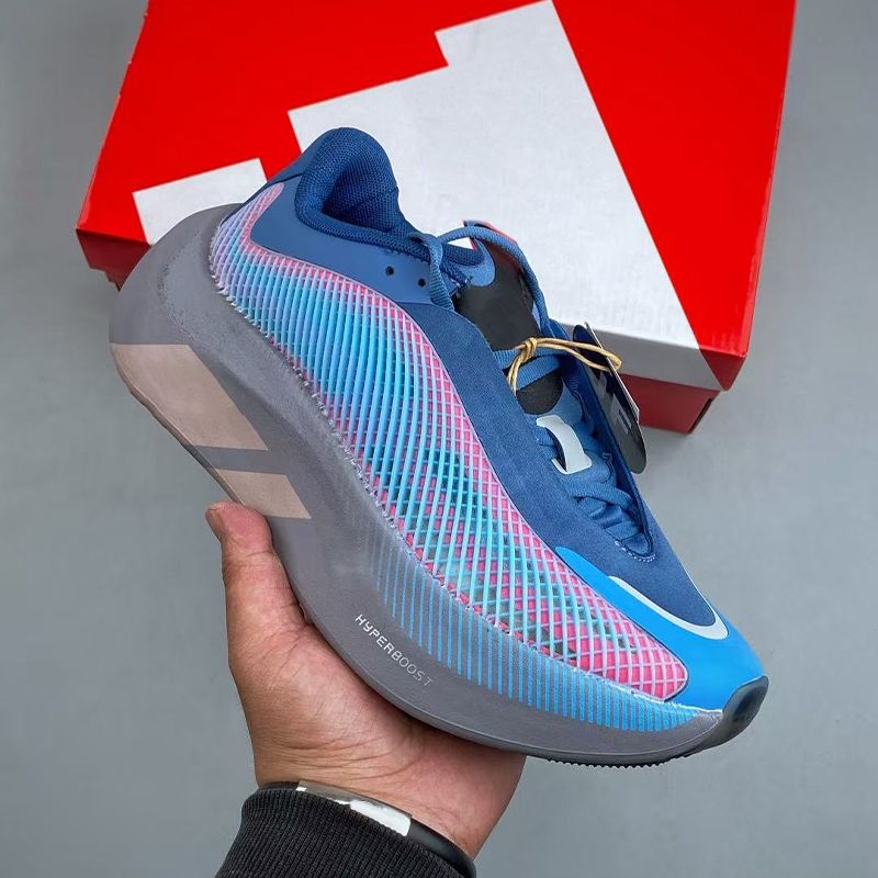 HyperBoost Edge Shoes Designer Running Shoes Men Women EE Lite Boost Popcorn Foam Sole Trainers Lightweight Resilience Sneaker Walking Jogging Sports Casual Shoes - 7 of 9