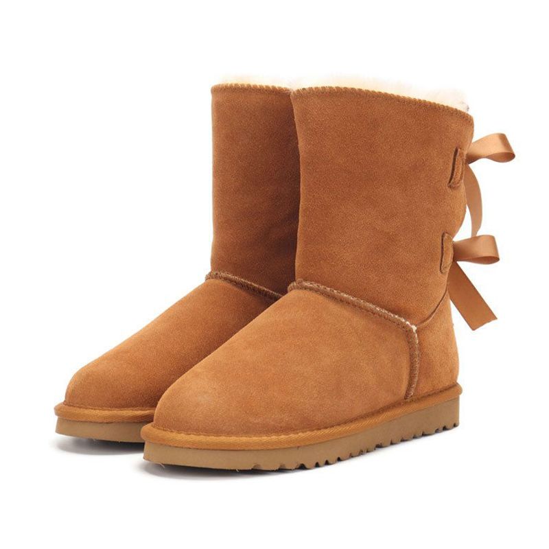 with box designer boots women winter tasman tazz slippers Goldenstar Evelina Clog australia snow fur boot platform booties mens comfortable warm shoes - 5 of 9