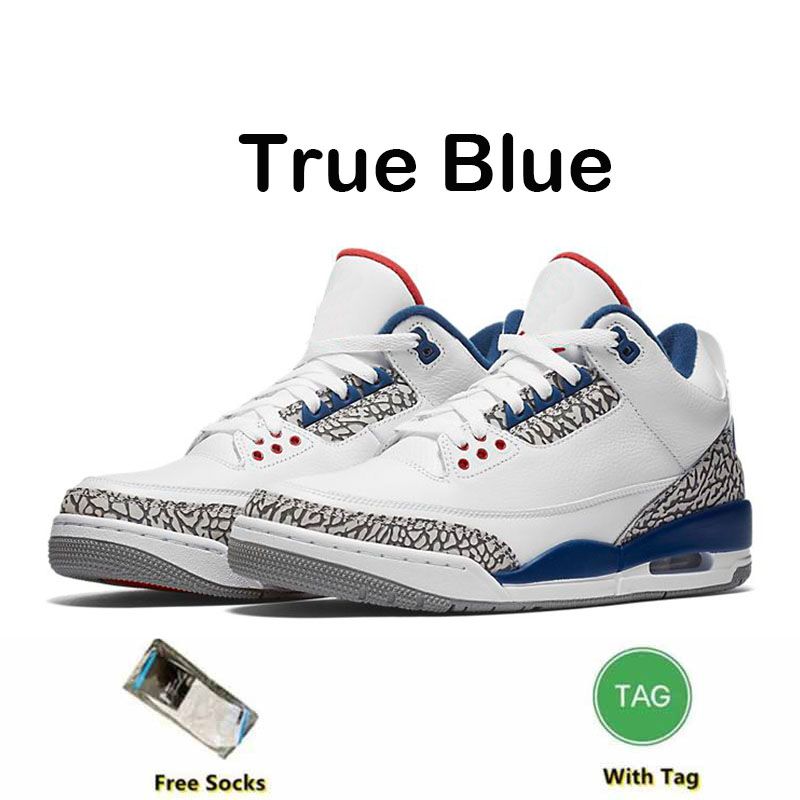 Designer 3 Basketball Shoes 3S Black Cat Cement Racer Blue Red Court Pink Purple Cool Grey Laser Orange Green Men Women Sneakers Outdoor Sports Size 36-47 - 5 of 9