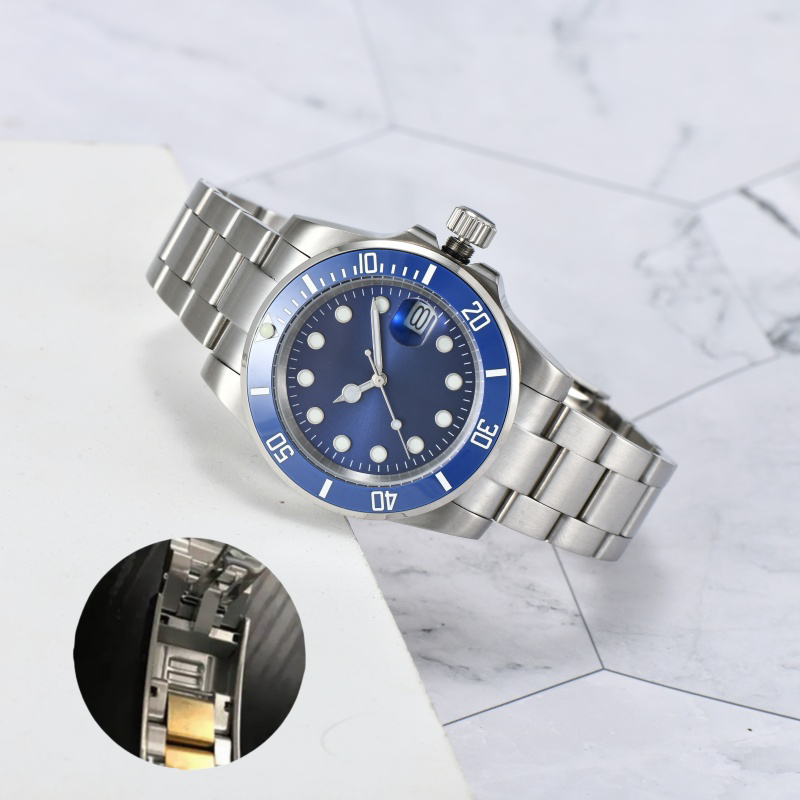 41mm watch ceramic bezel all stainless steel automatic mechanical movement sapphire men's watch orologio di lusso - 9 of 9
