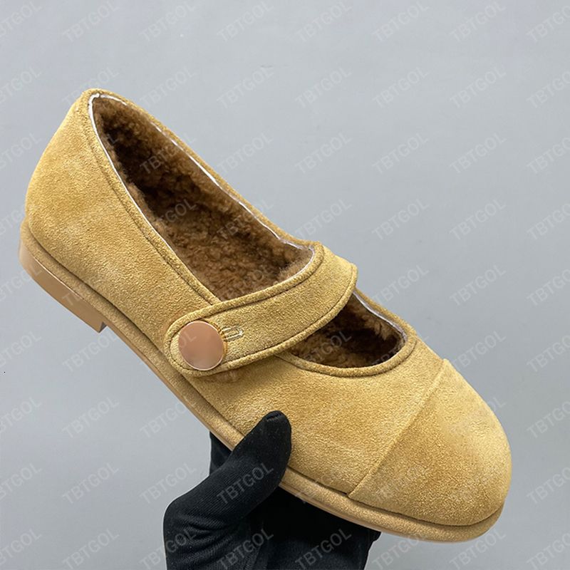 Designer Heels Slingback Shoes Leather Suede Loafers Women Ballet Flats Sling Back Wool Loafer Sandal Party Dress Shoes Fashion Casual Shoes 755 - 4 of 8