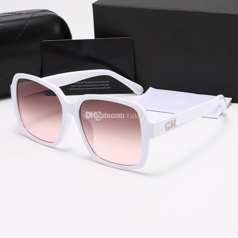 Hot Luxury Oval Sunglasses for Men Women Designer Summer Shades Polarized Eyeglasses Black Vintage Oversized Sun Glasses of Women Male Sunglass with Box - 3 of 6