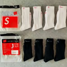 Man Sport socks Men's 5 Pairs Socks Road Bicycle Designer socks Street Bike Breathable Mesh Racing Running Socks Tube Letter Socks Football Women - kickcraft