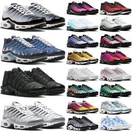 with box running tn shoes men women tns utility designer sneakers triple black white red navy blue pink green brown mens womens tnss outdoor sports trainers - kickcraft