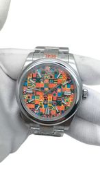 U1 Rolex Oyster Perpetual Automatic Stainless Steel Watch Bezel Men's Watch Sapphire Glass Case New Black Case - kickcraft