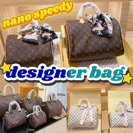 bag designer bag nano speedy handbag womens shoulder luxury bag clair solid casual simple bags purse Sac - kickcraft