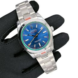U1 Rolex Milgauss 116400 40MM Automatic Stainless Steel Watch Bezel Men's Watch Sapphire Glass Case New - kickcraft