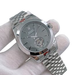 U1 Rolex Milgauss Label Noir Tourbillon 40MM Automatic Stainless Steel Watch Bezel Men's Watch Sapphire Glass Case New - kickcraft