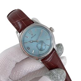 U1 Rolex Cellini Perpetual 1908 Ice Blue 39MM Sapphire Glass Upgraded Strap Automatic Stainless Steel Watch Bezel Men's Watch Case New - kickcraft