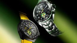 TAG Heuer Formula 1 Chronograph x Senna Stainless Steel Men's Watch Stainless Steel Case Silver Case New - kickcraft