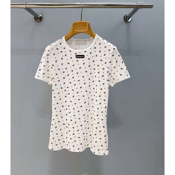 Womens T Shirts Designer Lady Tshirts Shorts Tees Summer Breathable Tops Patterns Flowers Shirt With Budge Letters Design Short Sleeves Size S-2XL - Apparel - kickcraft