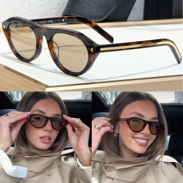 Sunglases Designer Women Beach Trendy Classic Square Metal Legs Letter Design Cat Eye Top Quality Eyeglasses Oval Luxury Monogram Sunglasses PR B15S 12A - Bags, Shoes & Accs - kickcraft