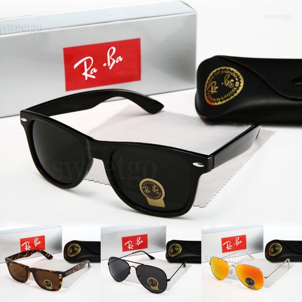 With Box Luxury Sunglasses UV400 Protection Polarized Option Glasses Polished Silver Frame Designer Sunglasses Outdoor Flying Beach Sunglasses For Women Men - Fashion Accessories - kickcraft