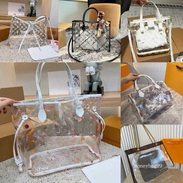 10A Shoulder Bags jelly Fashion Designer Transparent Totes Ladies Crossbody VL bag Show off the rich Clear Lipstick powder makeup cosmetic Pouch toiletry purse 2025 - Bags, Luggage & Accessories - kickcraft