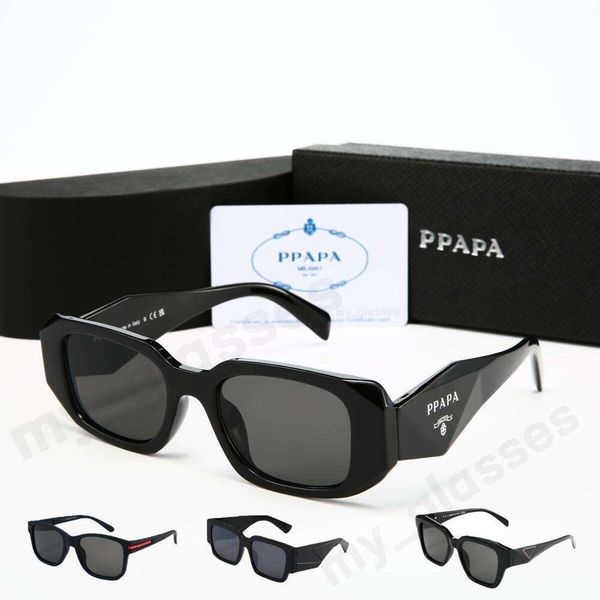 Luxury Designer Sunglasses Symbole Triangular Signature Angular Frame UV400 Protection Anti Glare Eyewear for Men Women Fashion PR17WS Sun Glasses with Box - Fashion Accessories - kickcraft