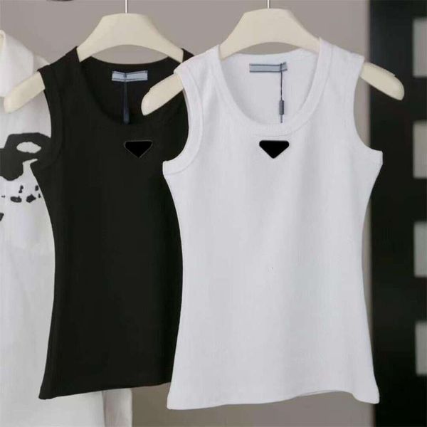 Tank Brand Luxury Womens T Shirts Vests Budge Embroidery Designer Womens Tshirts Gilet Tops Tees Shirts Patterns Summer Breathable Short Sleeves T-Shirts S-2XL - Apparel - kickcraft