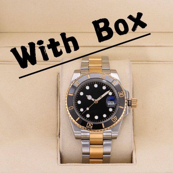 U1 Luxury Mens/Womens Watches Automatic Mechanical 40mm Watch 904L Stainless Steel Blue Black Ceramic Sapphire glass luminous WristWatches montre de luxe - Watches - kickcraft