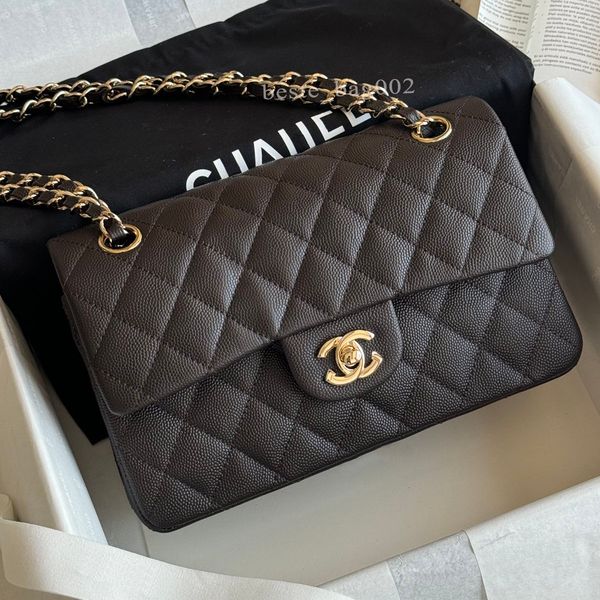 10A Caviar cf Classic Designer bags Shoulder Bag Sheepskin Women's Crossbody Bags Diamond Pattern Metal Chain Doube C Letters Flap Closure Handbag 25 bag tote bag 01 - Bags, Shoes & Accs - kickcraft