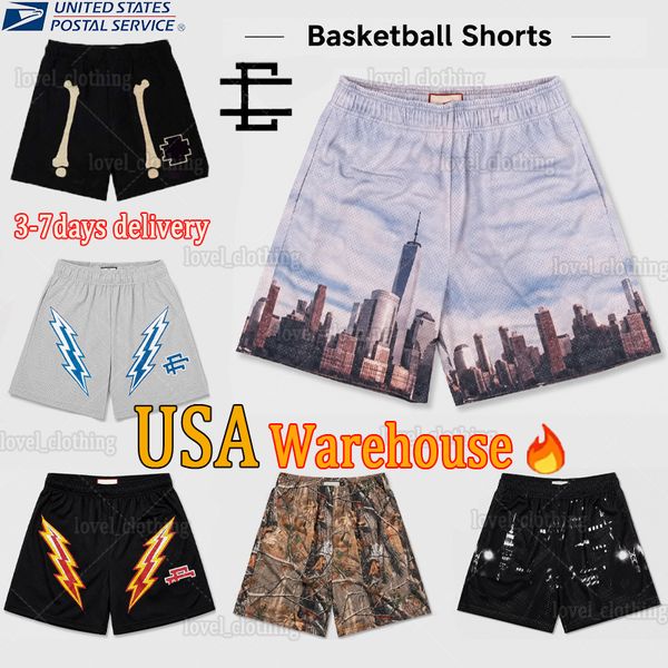 erics emanels shorts Mens Swim Ees Shorts Designer Fashion Basketball Gym Jogger Beach Pants High Quality Summer Board Trunks Mesh Lining Casual Sport Running Short - Apparel - kickcraft