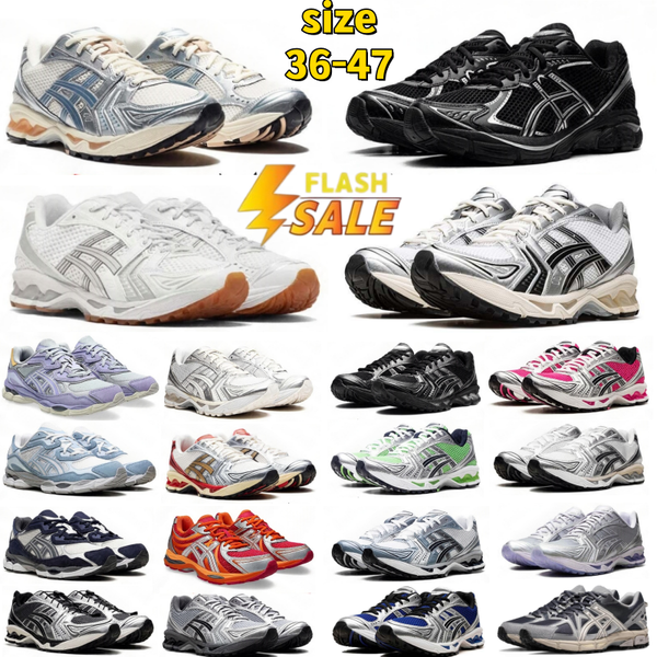 with box designer shoes asices gels nyc1130 k14 running shoes Japan kayano14es Metallic Silver Gold Chrome Toe Pink Foam Blue Tint mens womens outdoor sneakers 36-47 - Shoes & Accessories - kickcraft