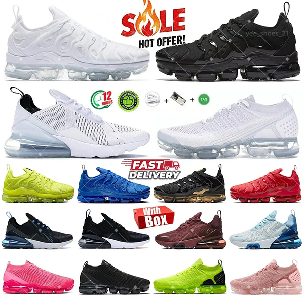 TN Plus 270 Running Shoes 270s Premium Mens Women Sneakers Triple White Black 2.0 3.0 Red Game Pink Wolf Grey Walking Sports Trainers with box 36 47 - Shoes & Accessories - kickcraft