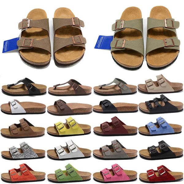 Clog Slippers Designer Clogs Sandals Summer Womens Mens Cork Slides Suede Leather Pantoufle Flip Flops Casual Scuffs Beach Shoes Size 35-46 - Shoes & Accessories - kickcraft