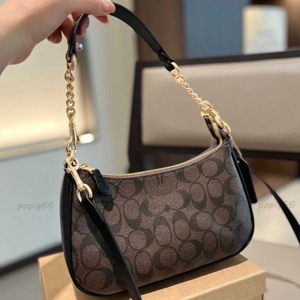 Shoulder Bags Fashion Designer Underarm Small Handbags Women Shoulder Bag Half-moon ladies Baguette Purse Chain Strap Croissant bags Large Capacity Chain Bag - Bags, Luggage & Accessories - kickcraft
