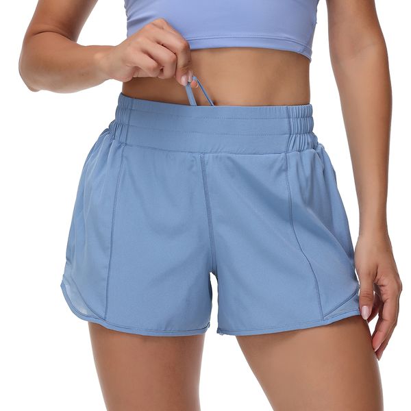Womens Hotty Hot High-Rise Lined Short 4" Gym Fitness Training Tights Sport Quick-drying Short Pants Fashion Trousers - Sports & Outdoors - kickcraft