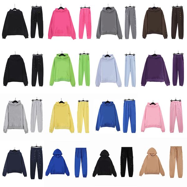 Hoodie Mens Womens Pink Black Fashion Designers Hoodies Pants Suits Sets Classic T Shirts Tees Clothes Sweatshirts T shirt - Apparel - kickcraft