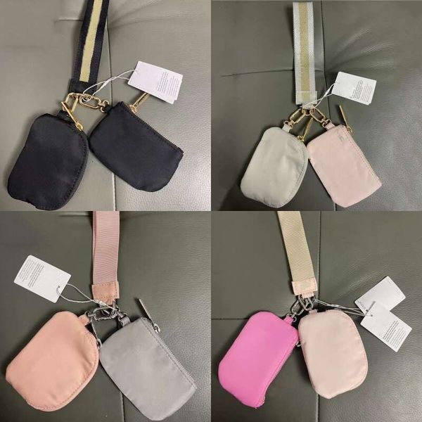 High quality yoga sport keychain mens and womens chain storage coin purse butler key mini lululies bag 02 - Fashion Accessories - kickcraft