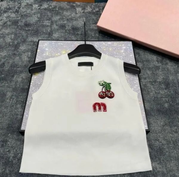 Brand Fashion Women's Tank Top Camis Embroidery Print Slim Vest Daily Casual Clothing - Apparel - kickcraft