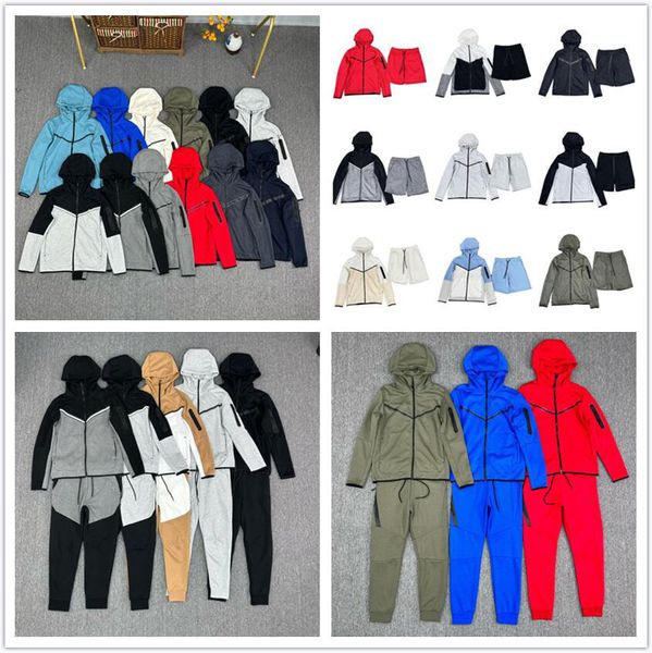 Tech Fleece Mens Womens Hoodies Pants Tracksuits Sports Jackets Space Cotton Trousers Man Tracksuit Bottoms techfleece Man Joggers - Apparel - kickcraft