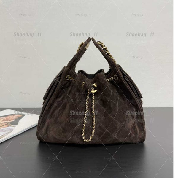 Evening Bags Designer shoulder diamond check long chain fashion bucket crossbody bag Big homeless person 25 suede leather grey casual luxury brand Medium hobo - Bags, Luggage & Accessories - kickcraft