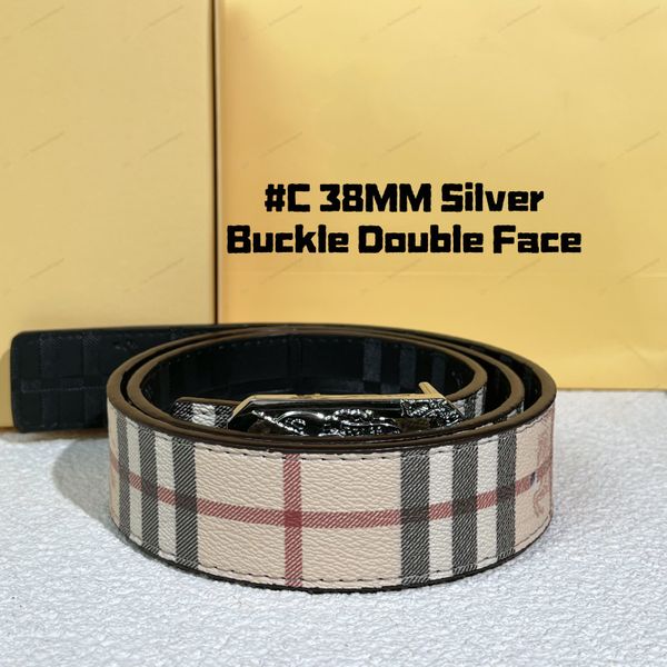Designer belt belts for men designer belt men ceinture women genuine leather belt High Quality letter smooth buckle men belt golden buckle belts with box mens belt - Fashion Accessories - kickcraft