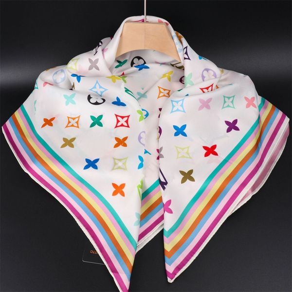 luxury scarf designer scarf for women silk scarf fashion silk scarf square summer new style silk womens ribbons for work travel outdoor and home headband Nice - Fashion Accessories - kickcraft