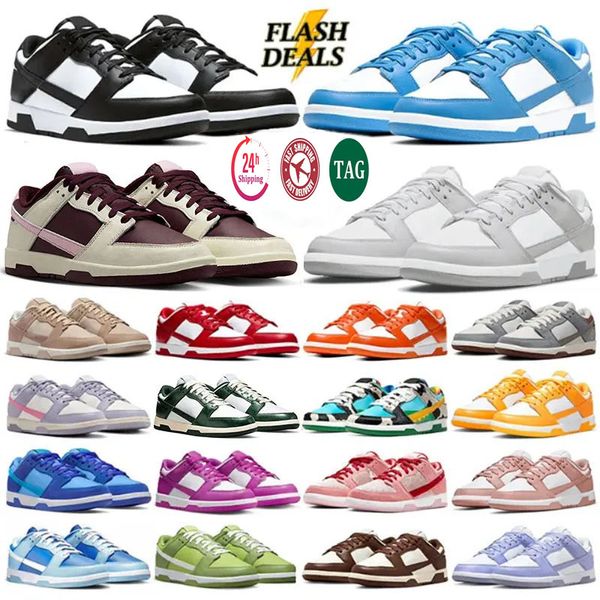 Designer Shoes Men Women Casual Running Shoes Flat Sneakers Panda Triple White Black Orange Pink University Blue Red Green Red Hiking Outdoor Mens Sports Trainers - Shoes & Accessories - kickcraft
